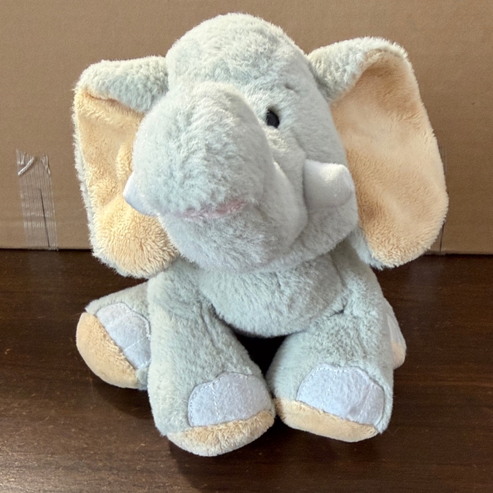 Ganz Plush Elephant Stuffed Animal Vintage Webkinz Grey Floppy W Magic